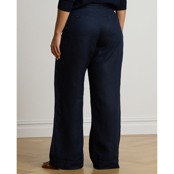 Linen Wide-Leg Pant