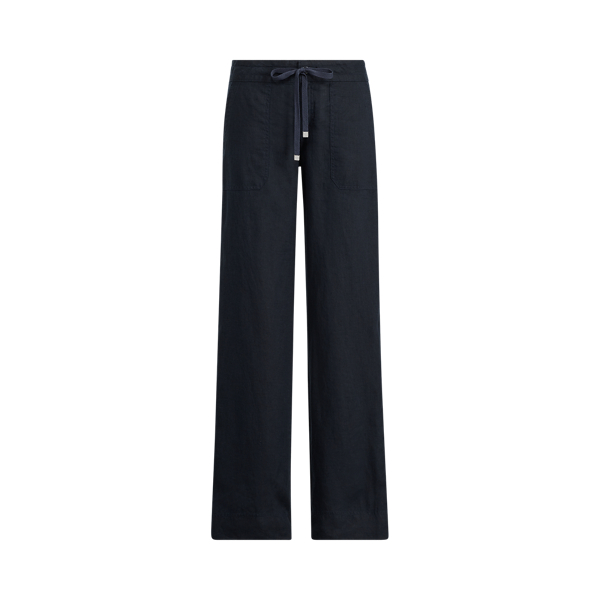 Linen Wide-Leg Pant