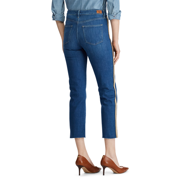 Eden Indigo Wash Regal Straight Ankle Jean Lauren 5