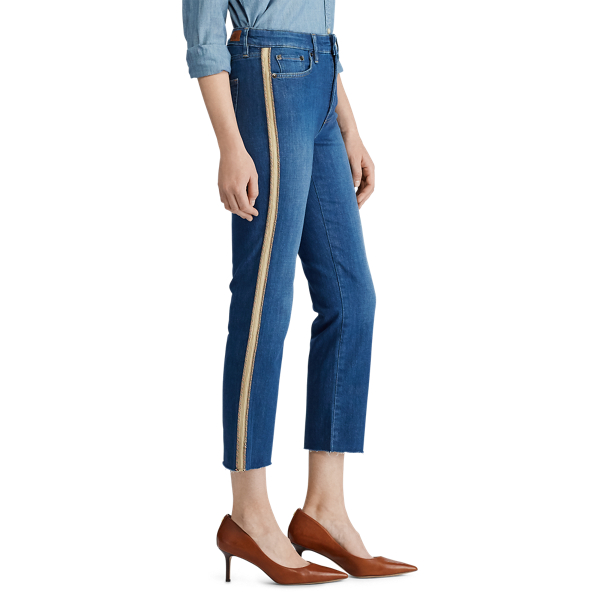 Eden Indigo Wash Regal Straight Ankle Jean Lauren 6