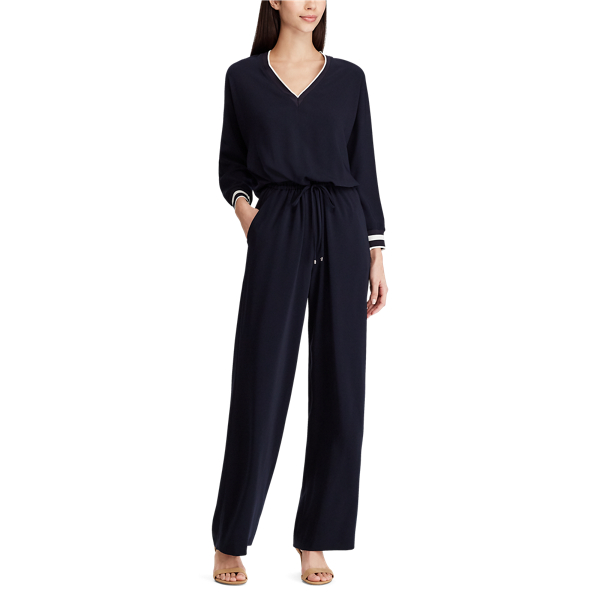Lauren Navy Twill Dolman-Sleeve Jumpsuit Lauren 3