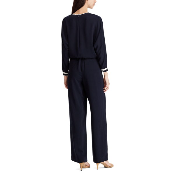 Lauren Navy Twill Dolman-Sleeve Jumpsuit Lauren 4