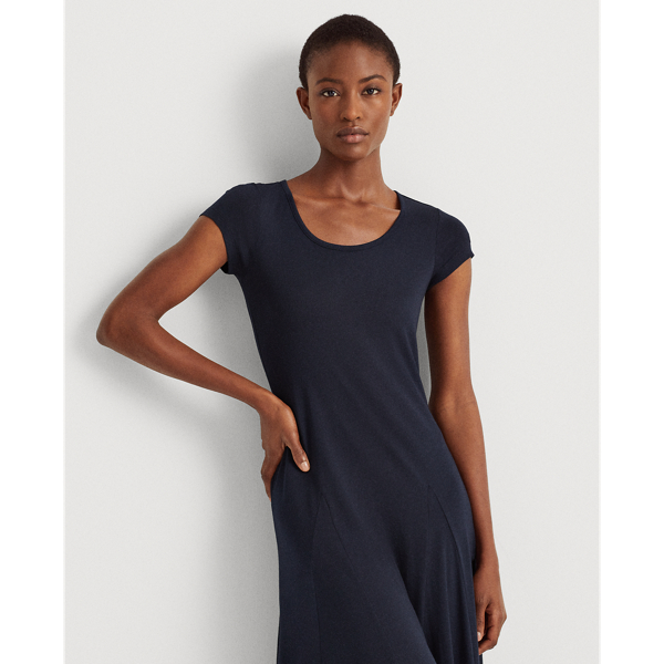 Lauren Navy Jersey T-Shirt Maxidress Lauren 4