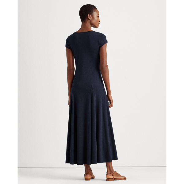 Lauren Navy Jersey T-Shirt Maxidress Lauren 5