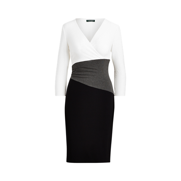 Robe en jersey color-block Lauren en 1
