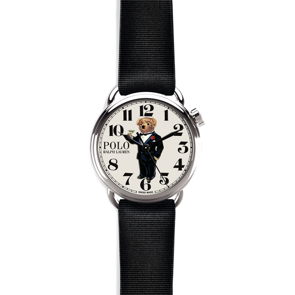 Polo Martini Bear Armbanduhr Ralph Lauren in Wei&szlig; 2