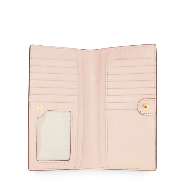Mellow Pink Slim Leather Wallet Lauren 4