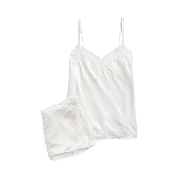 Kurzer Pyjama mit Spitze Lauren in 1