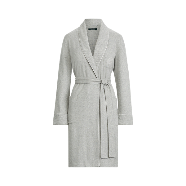 Cotton Shawl-Collar Robe Lauren 1
