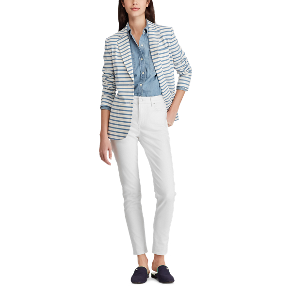 Jeans Regal skinny alla caviglia Lauren in Trattamento bianco perfetto 2