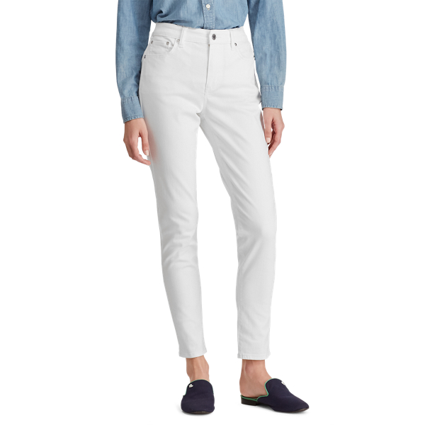 Jeans Regal skinny alla caviglia Lauren in Trattamento bianco perfetto 3