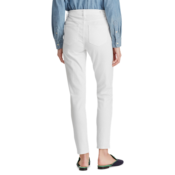 Jeans Regal skinny alla caviglia Lauren in Trattamento bianco perfetto 4