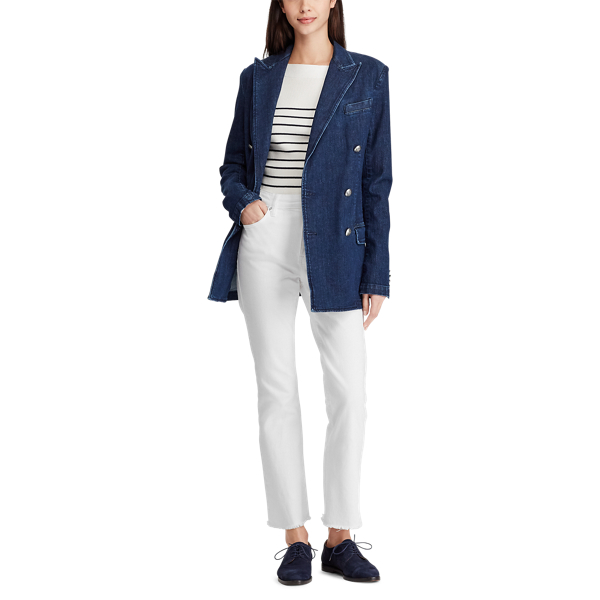 Regal Flare Ankle Jean Lauren em White Wash 2