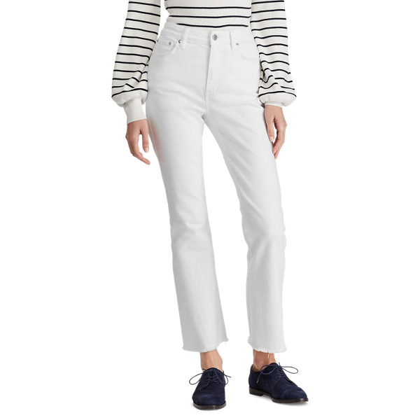 Regal Flare Ankle Jean Lauren em White Wash 3