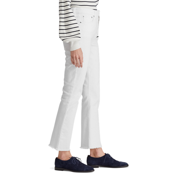 Regal Flare Ankle Jean Lauren em White Wash 5