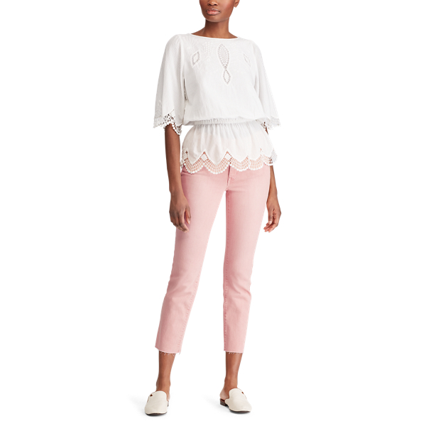 Primrose Wash Premier Straight Ankle Jean Lauren 3