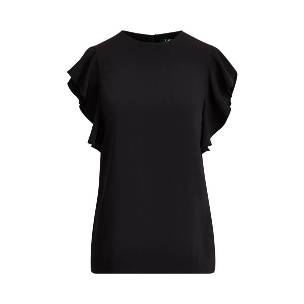 Print Georgette Flutter Top Lauren 1