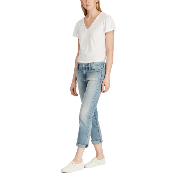 Silk White Flutter-Sleeve Tee Lauren 3