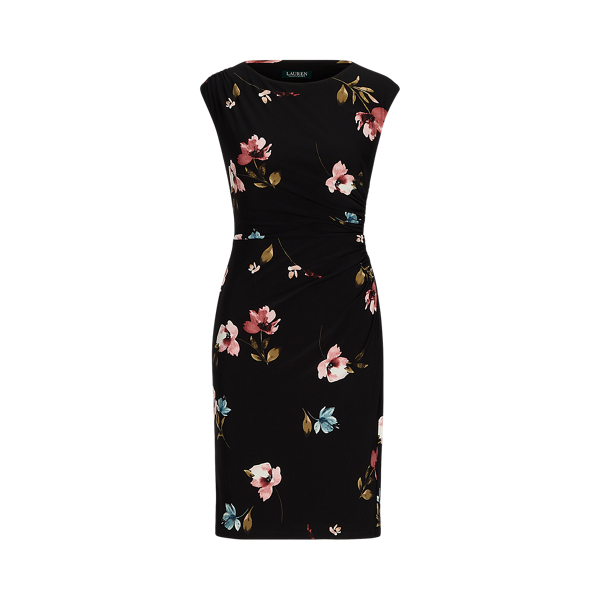 Ruched Jersey Dress Lauren em 1