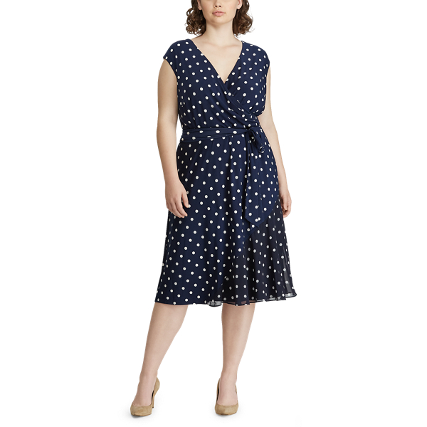 Belted Polka Dot Dress