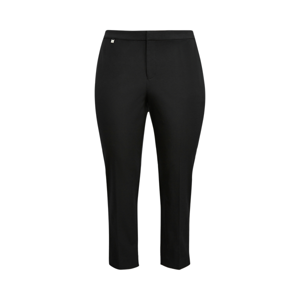 Pantalon skinny en serg&eacute; de coton Lauren Woman en 1