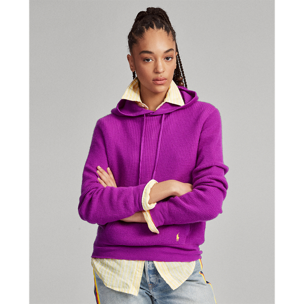 Polo drawcord fleece hoodie on sale