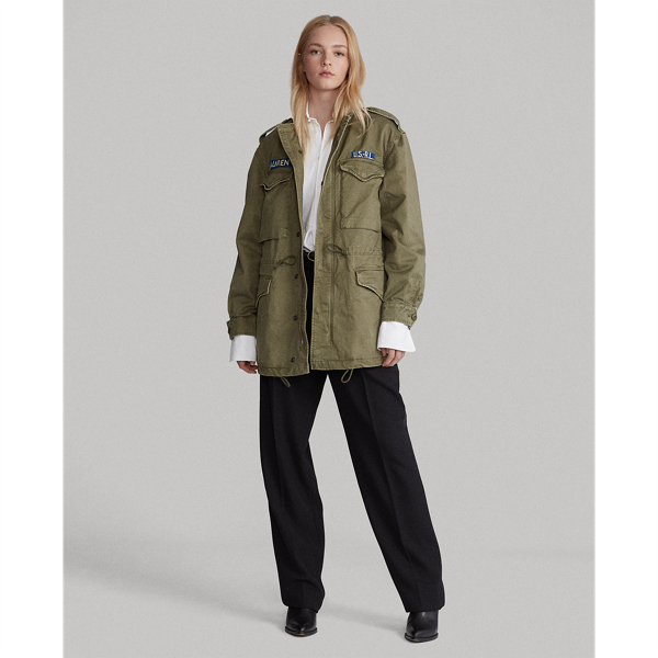 Ralph lauren womens military jacket online