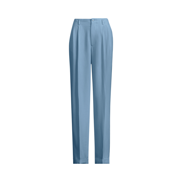 Twill Wide-Leg Trouser