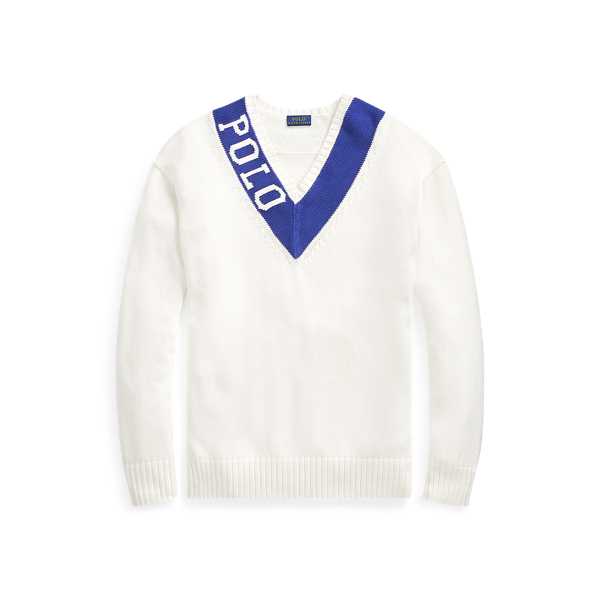 Polo Cotton V-Neck Sweater Polo Ralph Lauren em 1