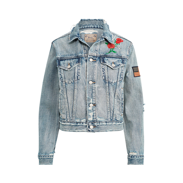 Embroidered Trucker Jacket Polo Ralph Lauren 1