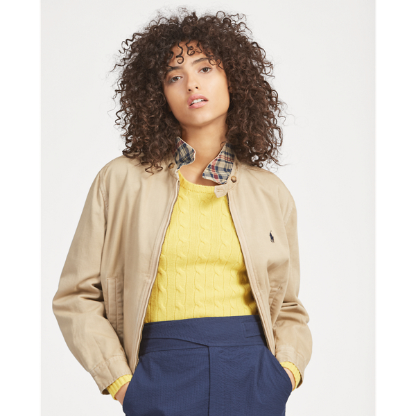 Chino Windbreaker Jacket for Women Ralph Lauren IL