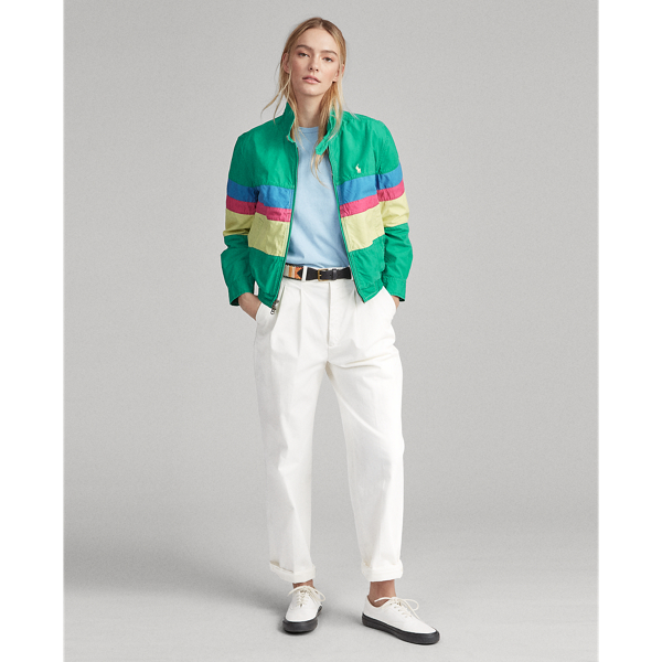 Coupe-vent en popeline Polo Ralph Lauren en Green Multi 4