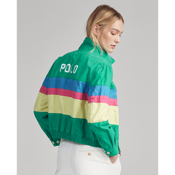 Coupe-vent en popeline Polo Ralph Lauren en Green Multi 5
