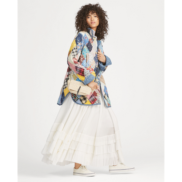 Veste matelass&eacute;e &agrave; patchwork Polo Ralph Lauren en Patchwork multi 3