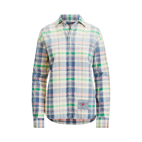Madras overhemd met oversized pasvorm Polo Ralph Lauren in 1