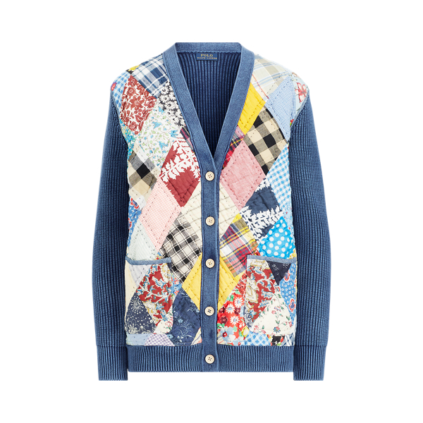 Polo ralph lauren patchwork cardigan best sale