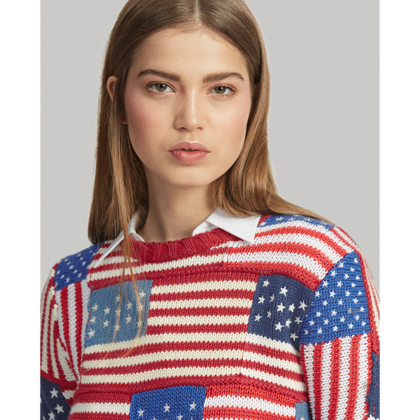 Multi Flag Cotton Jumper Polo Ralph Lauren 7