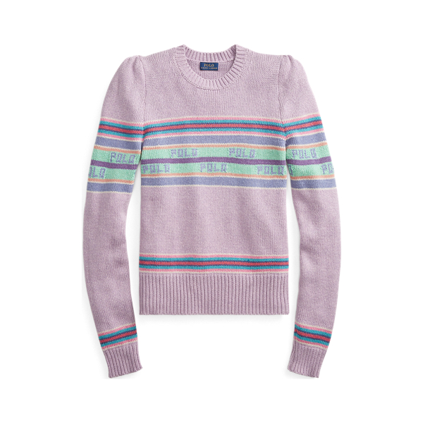 Puff-Sleeve Polo Sweater Polo Ralph Lauren 1