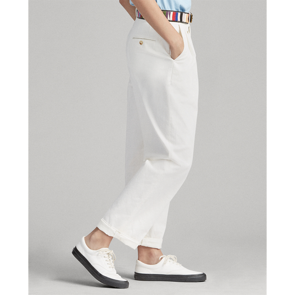 Warm White Straight Chino Trousers Polo Ralph Lauren 5