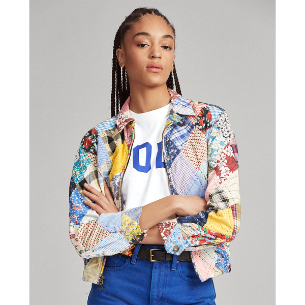 Polo patchwork jacket on sale