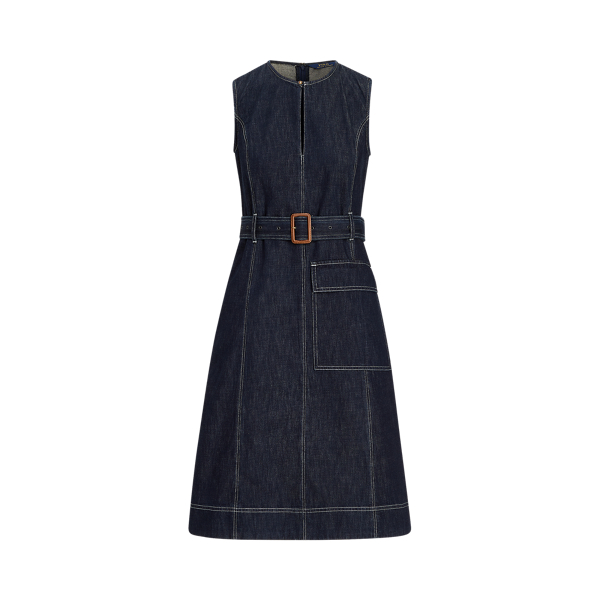 Denim Fit and Flare Dress for Women Ralph Lauren UK