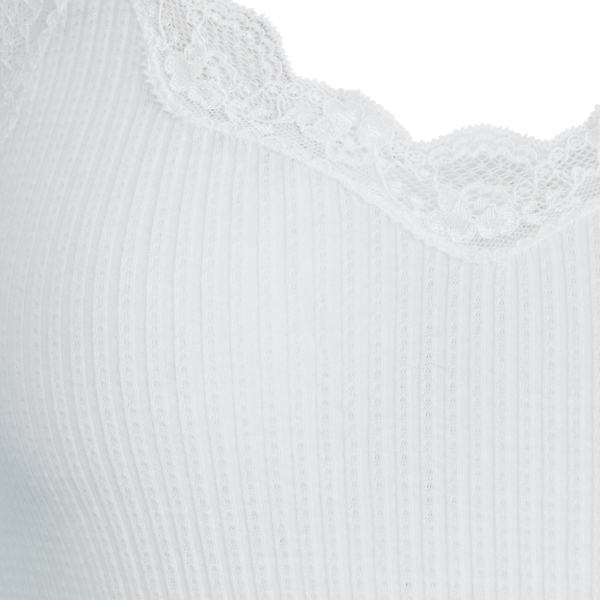 White Lace-Trim Pointelle Camisole Polo Ralph Lauren 6