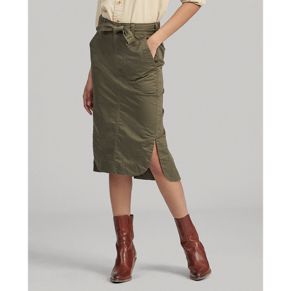 Cargo Twill Skirt Polo Ralph Lauren in Thermal Green 4