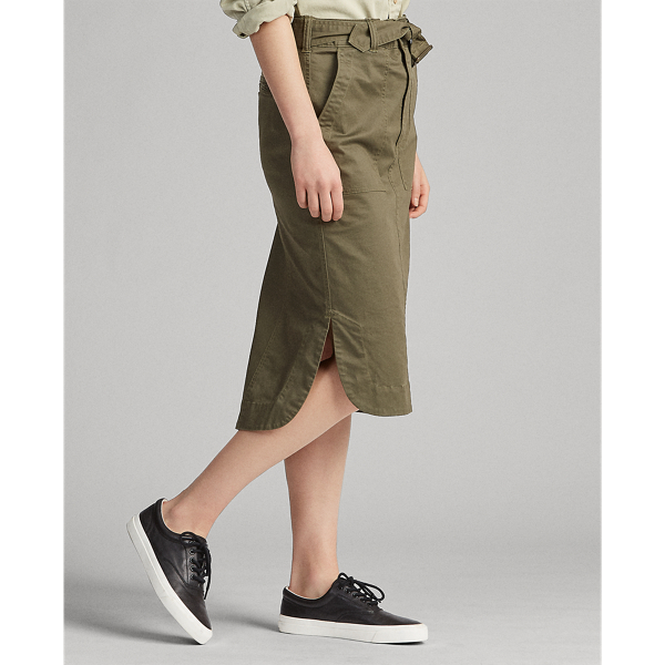Cargo Twill Skirt Polo Ralph Lauren in Thermal Green 5