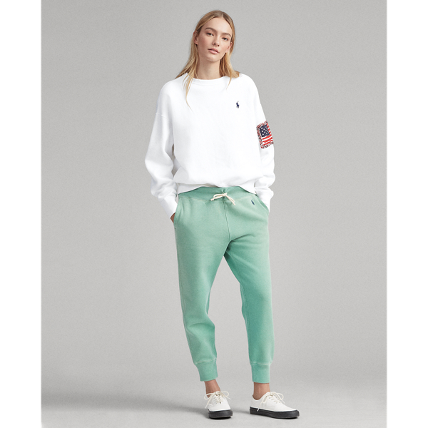 Sweat en molleton brod&eacute; Polo Ralph Lauren en Blanc 4