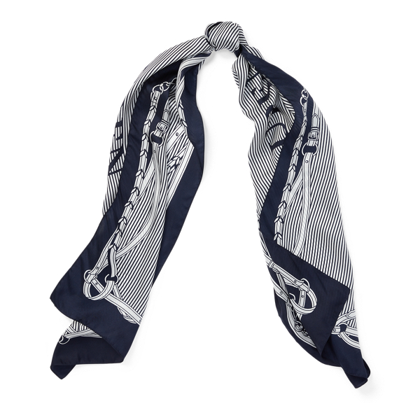 Geri Silk Twill Scarf Lauren in 1