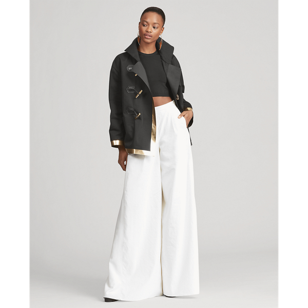 Black Morris Cotton Coat Ralph Lauren Collection 3