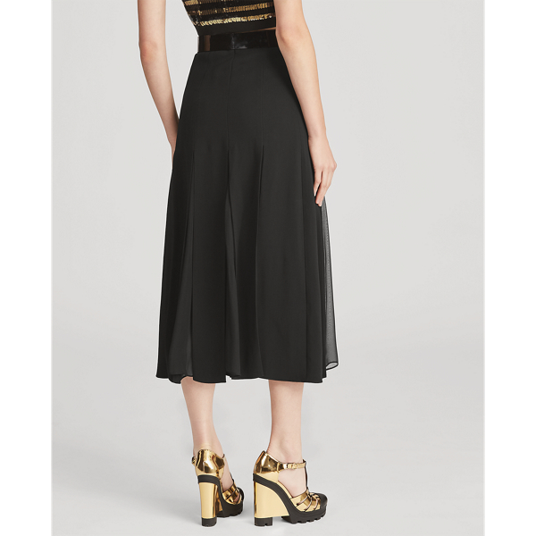 Maglia a girocollo con paillettes Ralph Lauren Collection in Righe oro e nere 6