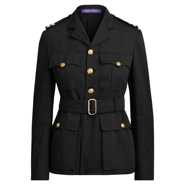 Black Bryn Cotton Twill Jacket Ralph Lauren Collection 2