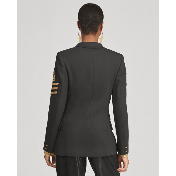 Black Domenic Wool-Blend Jacket Ralph Lauren Collection 5